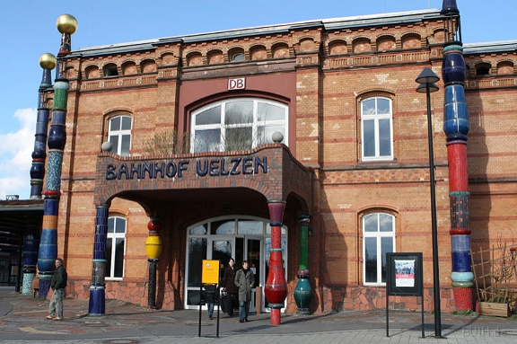 Вокзал в городе Uelzen, Германия.