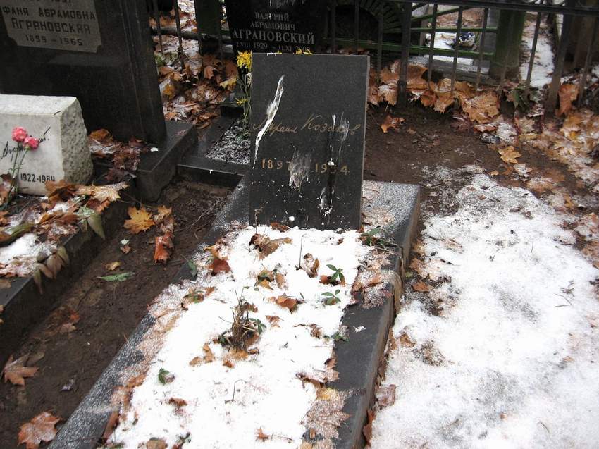 Могила Козакова Михаила Эммануиловича.