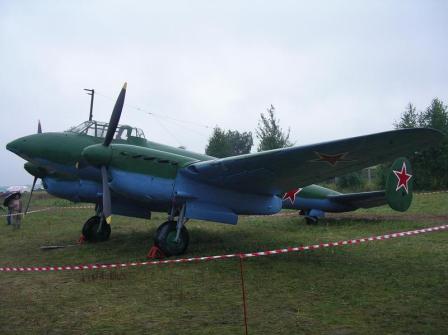 Cоветский пикирующий бомбардировщик Второй мировой войны.