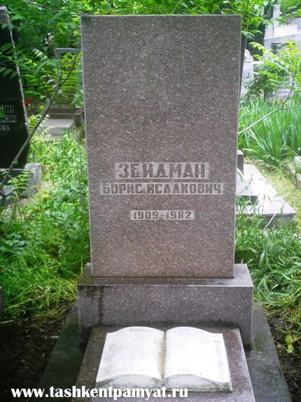 Могила Зейдмана Бориса.